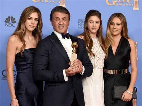 sylvester stallone black and white|pictures of sylvester stallone daughters.